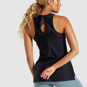Gymshark Black Lustre Vest Tank